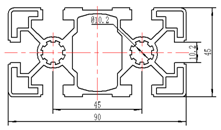 <a href=/oubiaolvxingcai/ target=_blank class=infotextkey>欧标</a>2080<a href=/ target=_blank class=infotextkey><a href=/ target=_blank class=infotextkey>铝</a>型材</a> 壁厚1.8 米重1.65